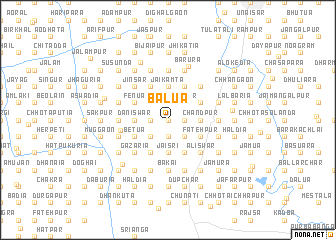 map of Bālua