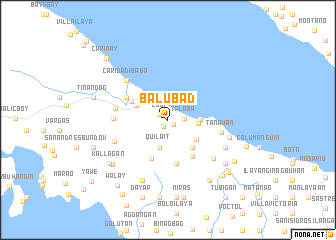 map of Balubad