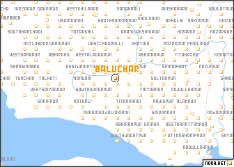map of Bāluchar