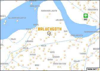 map of Baluch Goth