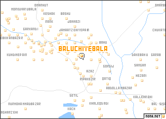 map of Balūchī-ye Bālā