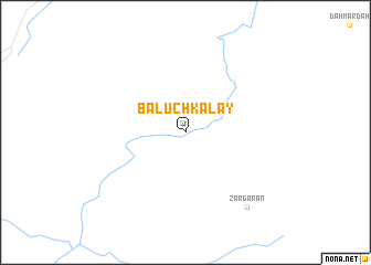 map of Balūch Kalay