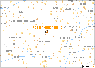 map of Baluchniānwāla