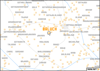 map of Baluch