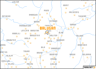 map of Balugan