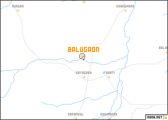 map of Bālugaon