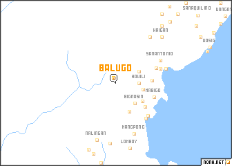 map of Balugo
