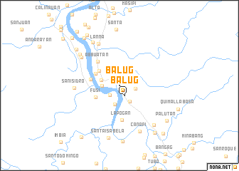 map of Balug