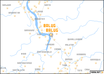 map of Balug