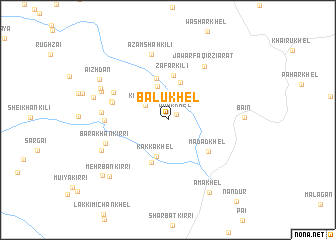 map of Bālu Khel