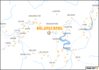 map of Balungcanag