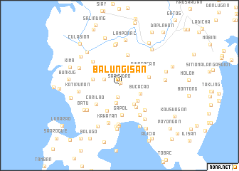 map of Balungisan