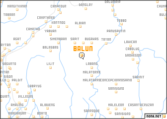 map of Balun