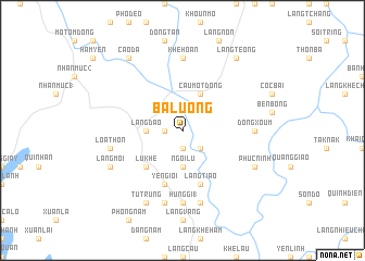 map of Ba Lương