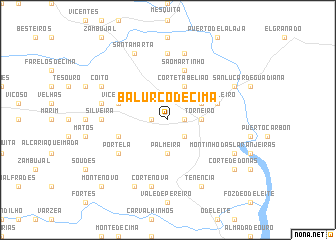 map of Balurco de Cima