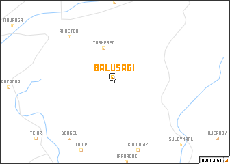 map of Baluşağı