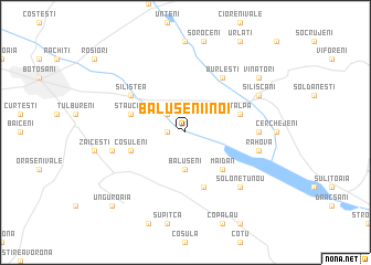 map of Băluşenii Noi