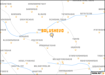 map of Balushevo