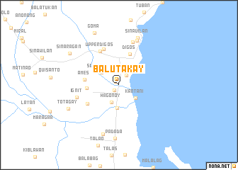 map of Balutakay