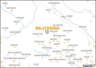 map of Balūţ-e Asadī