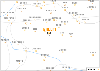 map of Bālūtī