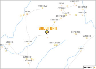 map of Balu Town
