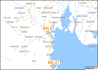 map of Balut