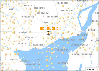 map of Bālūwāla