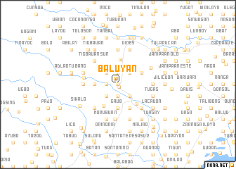 map of Baluyan