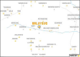 map of Baluyevo