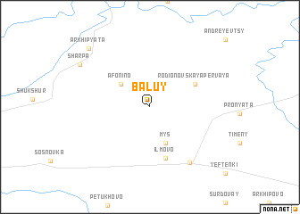 map of Baluy