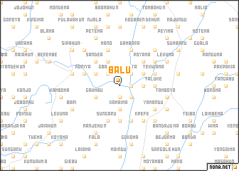 map of Balu