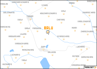 map of Balu