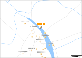 map of Balū