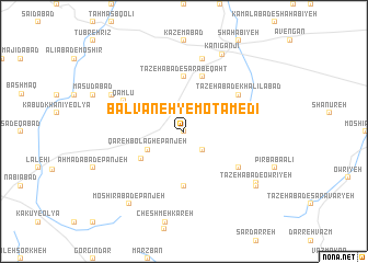 map of Bālvāneh-ye Mo‘tamedī