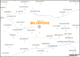 map of Balvan\