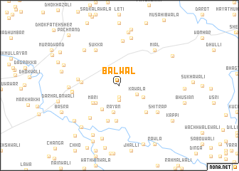 map of Balwāl