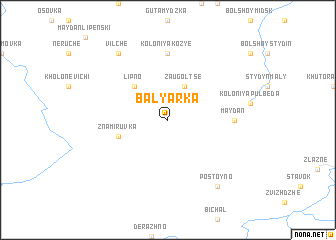 map of Balyarka