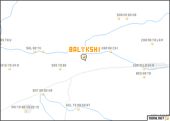 map of Balykshi