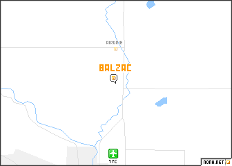 map of Balzac