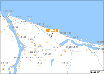 map of Balza