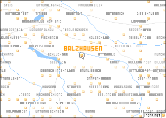 map of Balzhausen