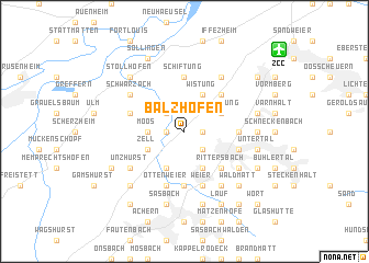 map of Balzhofen