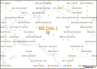 map of Balzholz