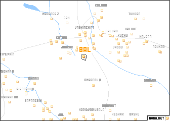 map of Bal