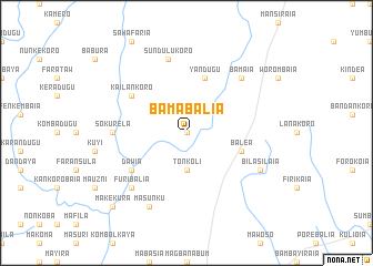 map of Bamabalia