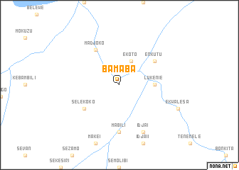 map of Bamaba