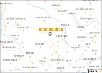 map of Bamabougou