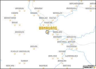 map of Ba Ma Dang