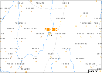 map of Bamaia